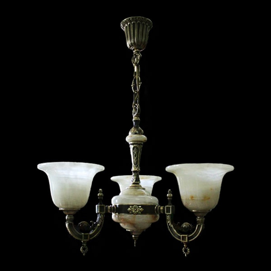 Люстра из камня НК-О-3 МД | Мастерская А.А.В.